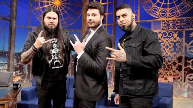 Photo of Marcelo Vasco e Rafael Tavares levam arte e heavy metal para o programa “The Noite”