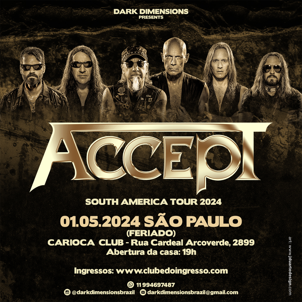 Kreator e Testament tocam em Brasília antes do Summer Breeze