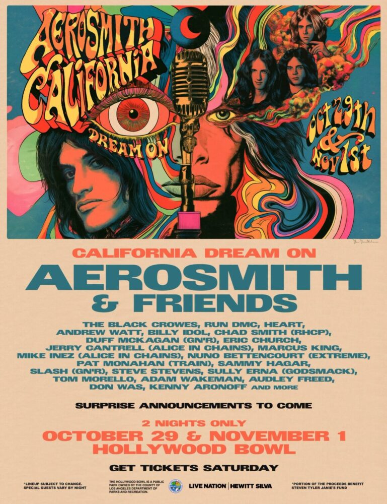 AEROSMITH anuncia retorno aos palcos para dois shows especiais com convidados