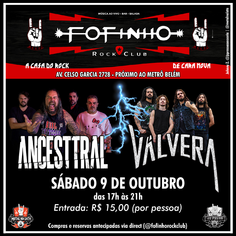 Programação da Semana FOFINHO ROCK - Fofinho Rock Club