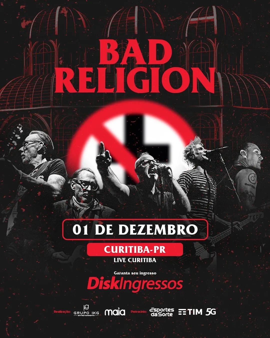 BAD RELIGION – CURITIBA (PR) – Roadie Crew