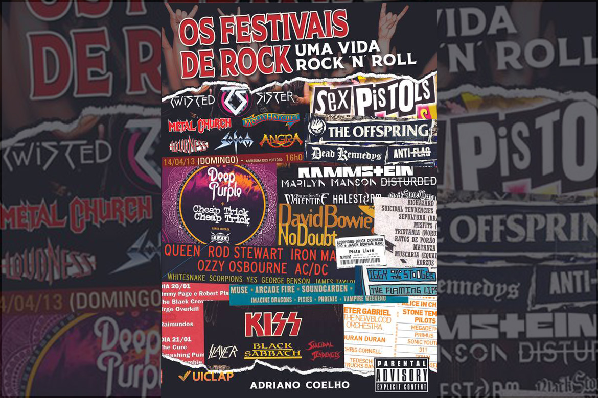 LIVRO ‘Os Festivais de Rock – Uma Vida Rock n Roll’ disponibilizado na Amazon