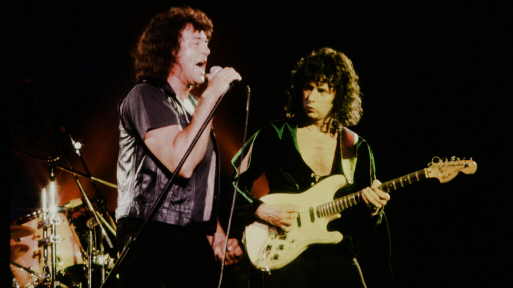 Ian Gillan e Richie Blackmore - um passado já bem distante do Deep Purple