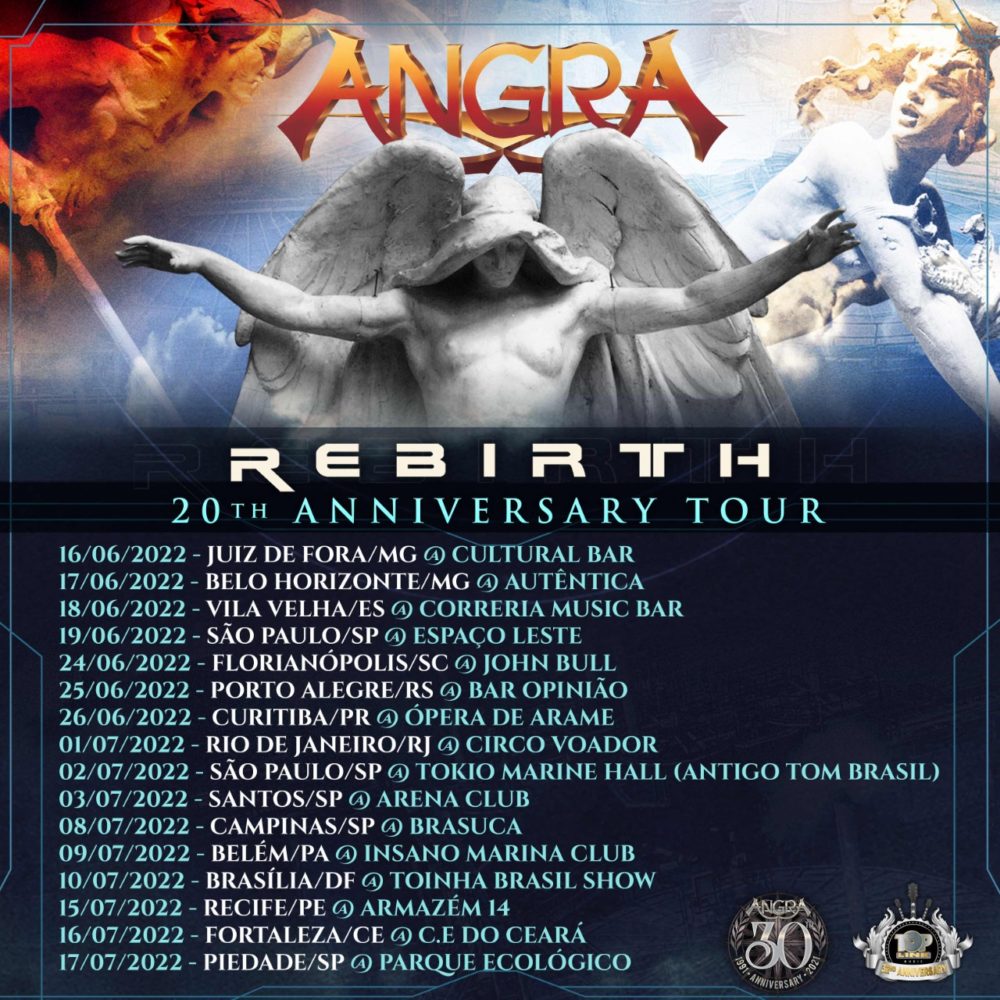 Angra comemora duas décadas do álbum Rebirth com show em SP - A Rádio  Rock - 89,1 FM - SP