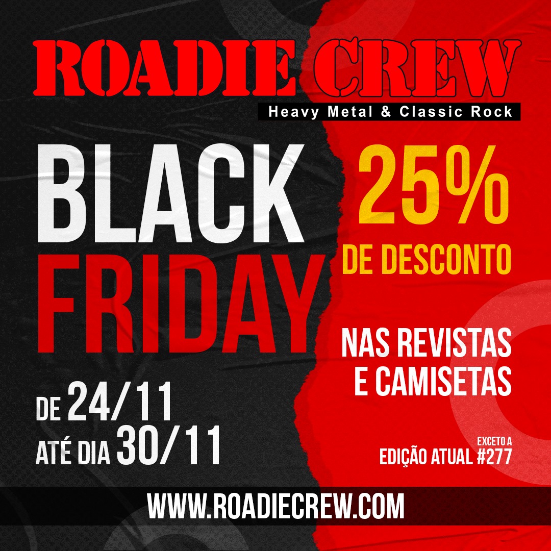 Roadie Crew lança promoção de Black Friday