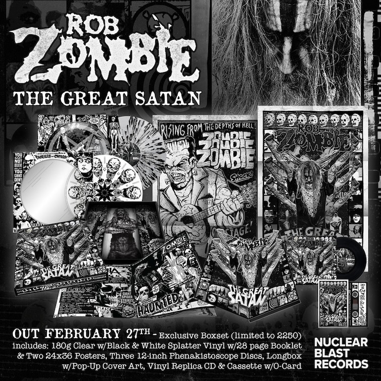 ROB ZOMBIE anuncia o álbum “The Great Satan”; confira o clipe de “Punks and Demons”
