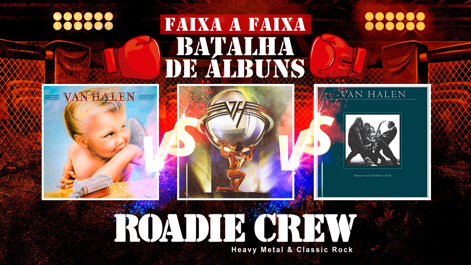 Está no ar o episódio #14 do BATALHA DE ÁLBUNS da Roadie Crew no YouTube; assista ao vídeo