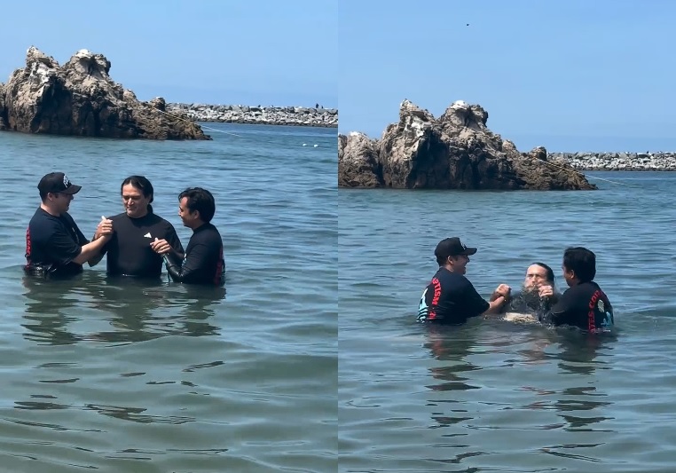 AQUILES PRIESTER revela conversão ao cristianismo e é batizado na Califórnia