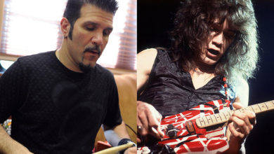 Photo of CHARLIE BENANTE do ANTHRAX faz tatuagem do VAN HALEN em homenagem a EDDIE VAN HALEN