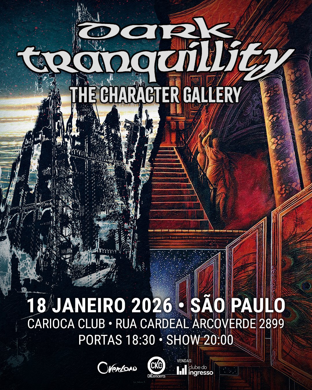 DARK TRANQUILLITY anuncia retorno a São Paulo celebrando dois álbuns clássicos