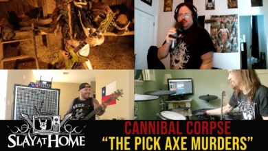 Photo of Membros do GWAR, MEGADETH, SUICIDAL TENDENCIES e THE BLACK DAHLIA MURDER tocam CANNIBAL CORPSE no “Slay at Home”