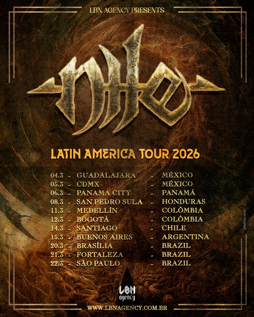 Egiptologia convertida em death metal técnico: NILE retorna a São Paulo em março