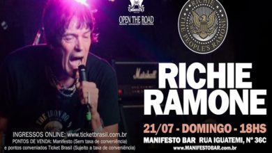 Photo of RAMONES: Richie Ramone no Manifesto em julho