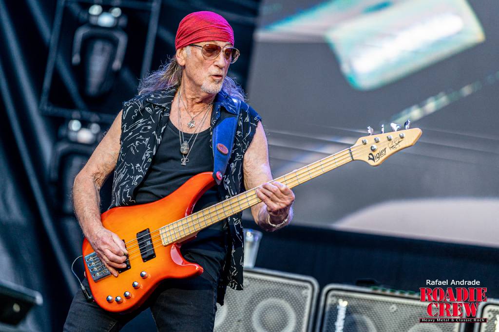 Roger Glover baixista do Deep Purple em 2023